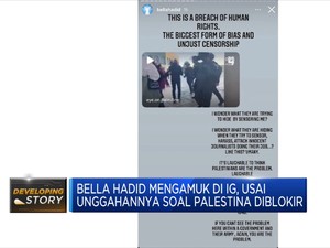 Posting Palestina Diblokir Instagram, Bella Hadid Ngamuk
