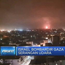Israel Bombardir Gaza Lewat Serangan Udara