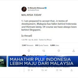 Mahathir Puji Indonesia Lebih Maju Dari Malaysia