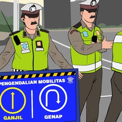 Tilang di Tempat Berlaku Lagi, Cek Lokasi Ganjil-Genap di DKI
