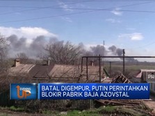 Batal Digempur, Putin Perintahkan Blokir Pabrik Baja Azovstal