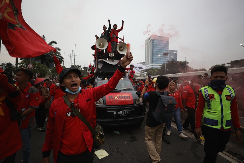 Demo DPR (CNBC Indonesia/Tri Susilo) Demo DPR (CNBC Indonesia/Tri Susilo)