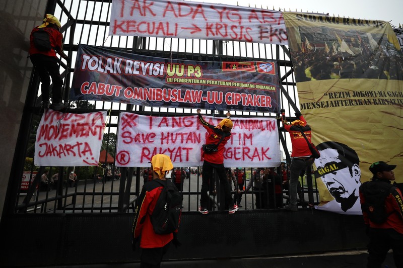Demo DPR (CNBC Indonesia/Tri Susilo) Demo DPR (CNBC Indonesia/Tri Susilo)