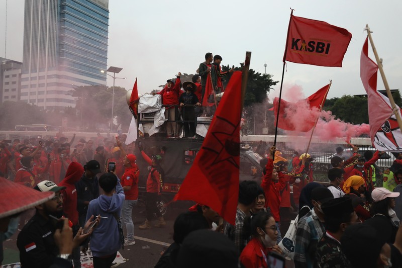 Demo DPR (CNBC Indonesia/Tri Susilo) Demo DPR (CNBC Indonesia/Tri Susilo)