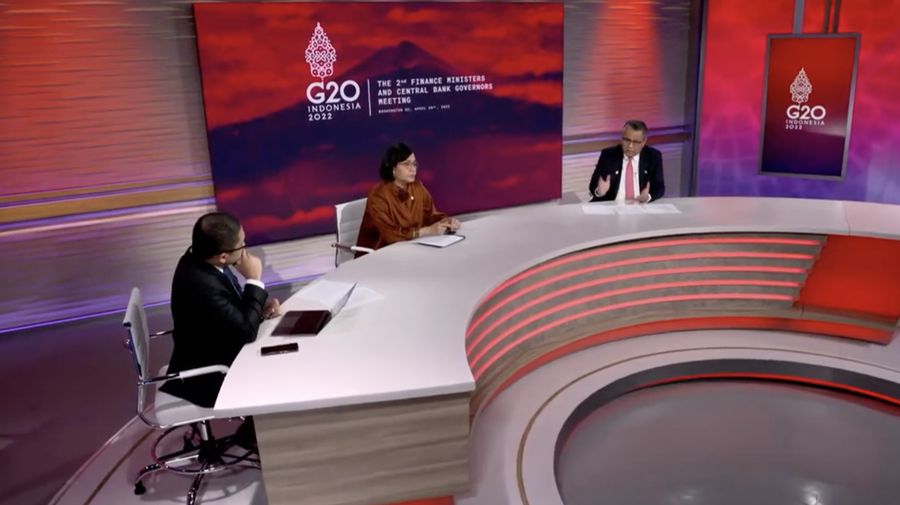 Konferensi Pers: Pertemuan Menteri Keuangan dan Gubernur BI (FMCBG) ke-2 (Tangkapan Layar Youtube))