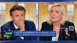 Macron Tuduh Le Pen Antek Negara Rusia