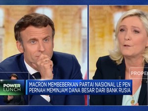 Macron Tuduh Le Pen Antek Negara Rusia
