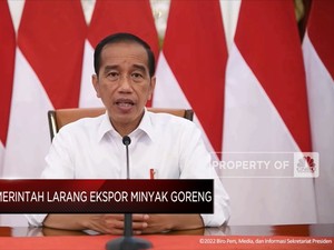 Catat! Jokowi Larang Ekspor Minyak Goreng Per 28 April 2022
