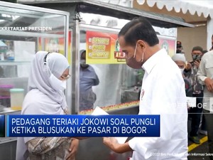 Pedagang di Bogor Ngadu Soal Pungli ke Jokowi