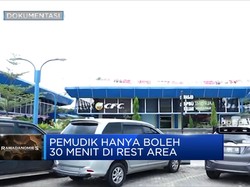 Pemudik Catat! Istirahat di Rest Area Maksimal 30 Menit