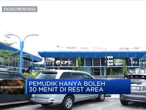Pemudik Catat! Istirahat di Rest Area Maksimal 30 Menit