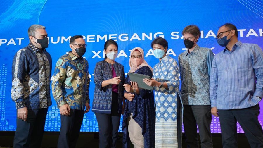 Presiden Direktur dan CEO PT XL Axiata Tbk (EXCL) Dian Siswarini (XL Axiata)
