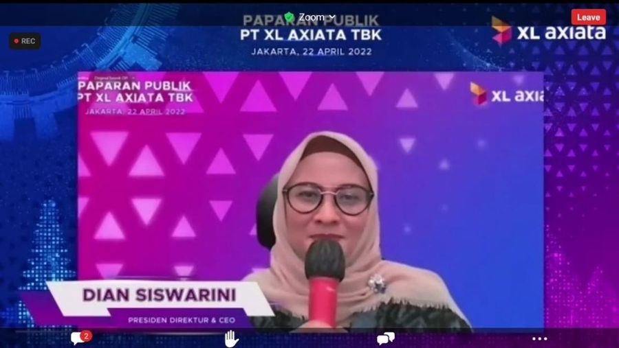 Presiden Direktur dan CEO PT XL Axiata Tbk (EXCL) Dian Siswarini (XL Axiata)