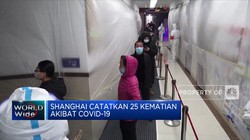 Corona Melonjak, 25 Warga Shanghai Meninggal