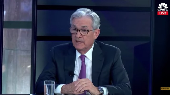 Jerome Powell Jerome Powell (Tangkapan Layar via Youtube CNBC Television)