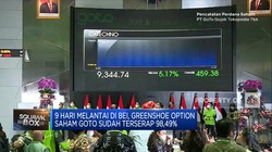 Realisasi Greenshoe GOTO 98,49% & Target Pendapatan Tol JSMR