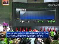 Realisasi Greenshoe GOTO 98,49% & Target Pendapatan Tol JSMR