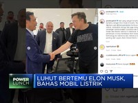 Luhut-Elon Musk Kopdar Bahas Mobil Listrik