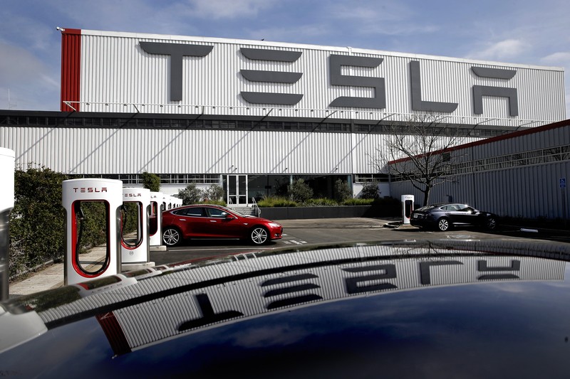 Pabrik Tesla (ASSOCIATED PRESS/Michael Macor)