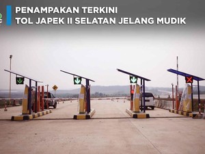 Video: Penampakan Terkini Tol Japek II Selatan Jelang Mudik