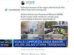 Diguyur Hujan Lebat, Kuala Lumpur Banjir
