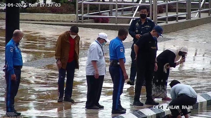 Banjir di Kuala Lumpur, Malaysia. (Tangkapan layar Twitter @DBKL2u)