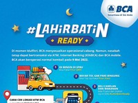 Kantor Cabang BCA Buka Pas Libur Lebaran, Cek Tanggalnya!