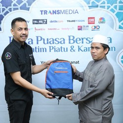 TRANSMEDIA Kembali Gelar Buka Puasa Bareng Anak Yatim Piatu