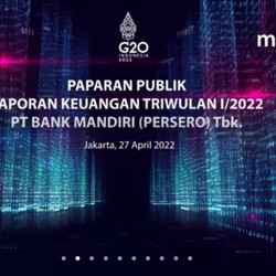 Laba Bersih Bank Mandiri Lompat 70% Jadi Rp 10 T di Kuartal I