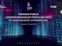 Laba Bersih Bank Mandiri Lompat 70% Jadi Rp 10 T di Kuartal I