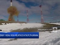 Zelensky : Rudal Rusia Melintas Di Atas PLTN Ukraina