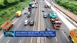 Mudik, 762 Ribu Kendaraan Meninggalkan Jabodetabek