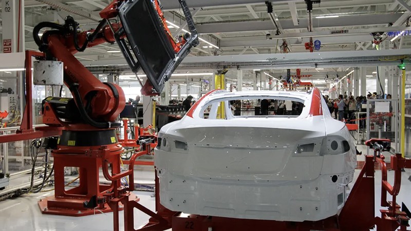 Pabrik Tesla (ASSOCIATED PRESS/Michael Macor)