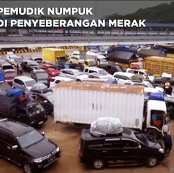 Video: Pemudik Numpuk di Penyeberangan Merak