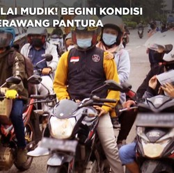 Video: Bikers Mulai Mudik! Begini Kondisi Terkini Kerawang