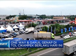 One Way & Ganjil Genap di Tol Cikampek Berlaku Hari Ini