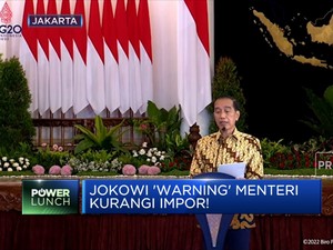 Jokowi 'Warning' Menteri Kurangi Impor!