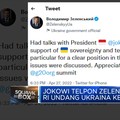 Jokowi Undang Zelenskyy Ke G20 Bali