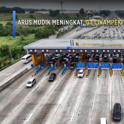 Arus Mudik Meningkat, GT Cikampek Terpadat