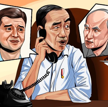 Jokowi Ditelpon Putin Setelah Komunikasi dengan Zelensky