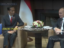 Jokowi dan Putin Telponan, Ngomongin Apa Ya?