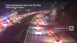 Video: Maaf! One Way di Tol Lewat Sampai Jam 12 Malam