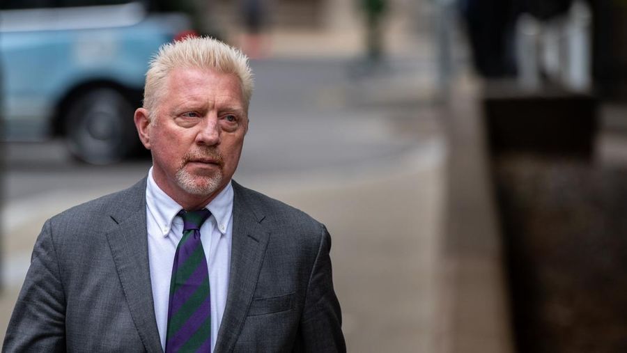 LONDON, ENGLAND - APRIL 29: Boris Becker arrives at court for his sentencing hearing at Southwark Crown Court on April 29, 2022 in London, England. Six-time Grand Slam Tennis Champion Boris Becker is sentenced today after being found guilty of four charges under the Insolvency Act relating to his bankruptcy in 2017. (Photo by Chris J Ratcliffe/Getty Images)