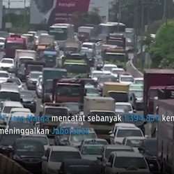 Jasa Marga: 1,3 juta Kendaraan 'Cabut' Tinggalkan Jabotabek