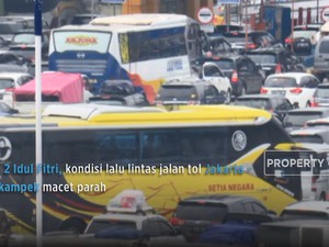 Video: Edan! H- 2 Idul Fitri Tol Cikampek Macet Parah!