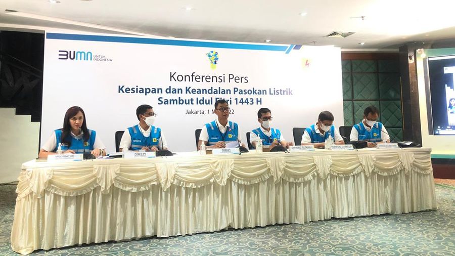 Konferensi pers PLN