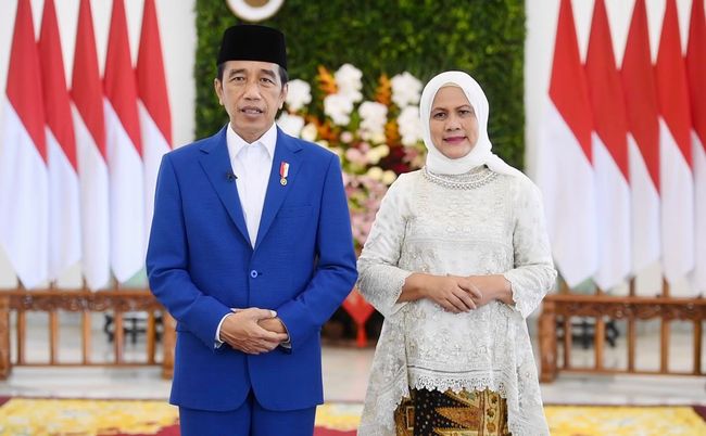 Jokowi Ucapkan Selamat Idulfitri 2022 Lebaran Jadi Besok