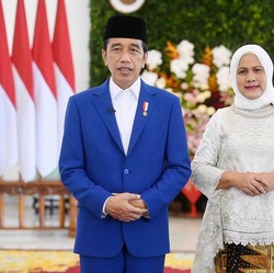 Jokowi Ucapkan Selamat Idulfitri 2022, Lebaran Jadi Besok?