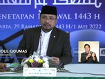 Menag Umumkan Hasil Sidang Isbat Idulfitri 1443 H