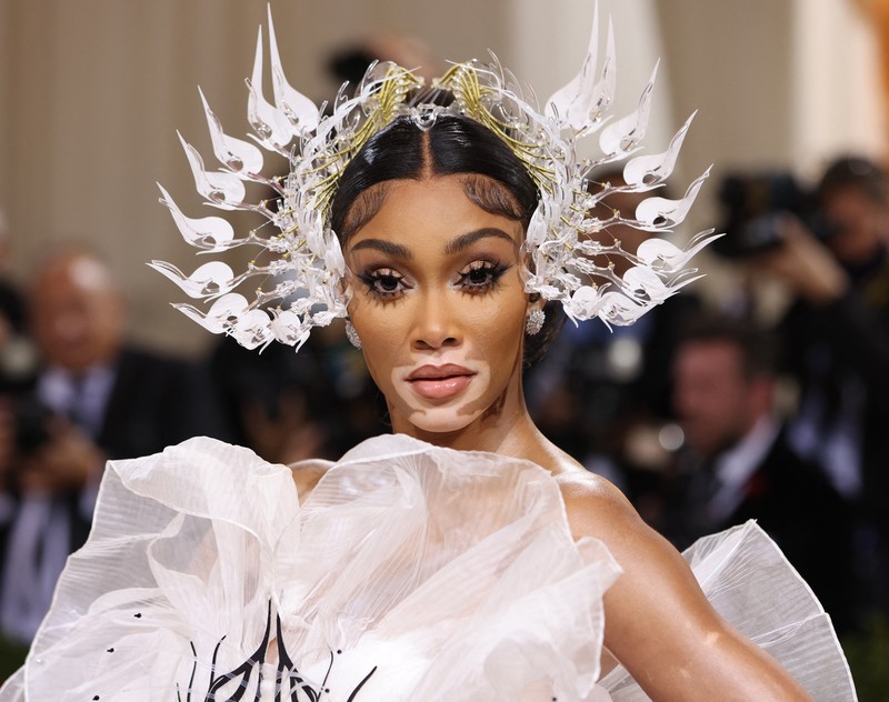Kendall Jenner di Met Gala 2022 Kendall Jenner tiba di acara amal tahunan Met Gala 2022 bertema In America: An Anthology of Fashion di The Metropolitan Museum of Art, New York, Amerika Serikat, Senin (2/5/2022). (REUTERS/Andrew Kelly)